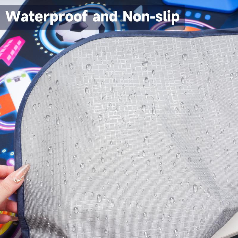 Dance Mat - Rhythm Challenge Game Pad, Children'S Dance Game Toy Gift (Suitable for Girls and Boys) Ball Game Theme Dance Pedal, Adjustable Volume, Built-In Music, 3 Challenge Difficulty Levels, 9-Key Design, New Year Gift，Xmas B-Day Gifts