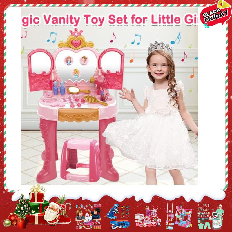 Pretend Play Makeup Kit,Washable Makeup Kit with Unicorn Bag,Make up Kit for Christmas Birthday Gifts