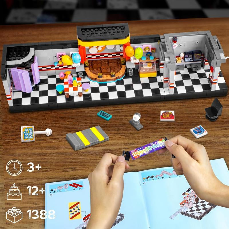 Security Vulnerability Stage Building Block Toys, Toys and Hobbies, Birthday and Holiday Gifts, Game Fans Collection Gifts (1388 Pcs)